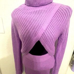 Lavender Sweater Set